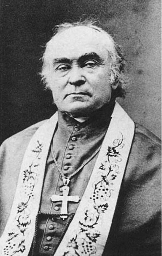 Bishop John Baptist Purcell, Bishop of Cincinnati from 1833 to 1883, was a native of Mallow, County Cork, Ireland. With Bishop Flaget’s permission, he set into motion the building of the first St. Mary Church in 1834 for the people of Covington and provided missionaries to minister to the Irish and German populations. [Provided]