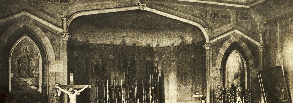 The interior of St. Mary’s Cathedral in 1888, just three years after Maes became Bishop of Covington. Archives of the Diocese of Covington.
