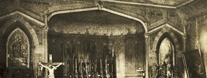 The interior of St. Mary’s Cathedral in 1888, just three years after Maes became Bishop of Covington. Archives of the Diocese of Covington.