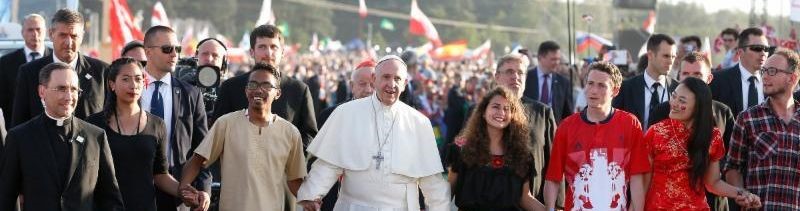 Pope Francis with Youth of the World