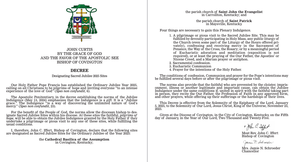 Jubilee 2025 Archives - Diocese of Covington